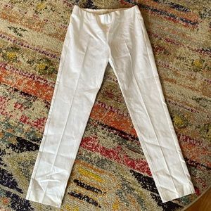 Ecru white pull on pant